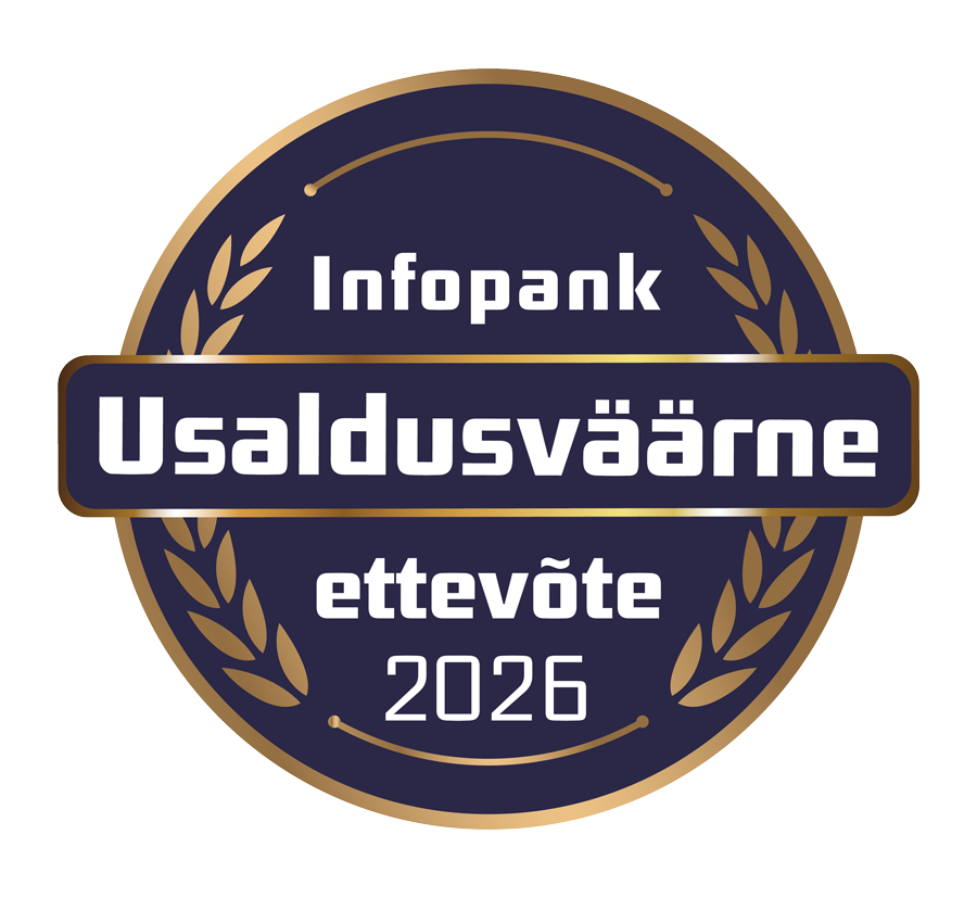 Usaldusväärse ettevõtte märgis 2026
