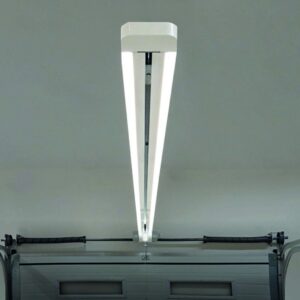 Key Automation HALO mootor ja RAL31 LED-valgustusega rööbas garaaži laes