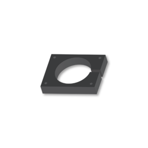 Key Automation STI3D alusplaat LED-aiavalgustile, tumehall RAL 7016