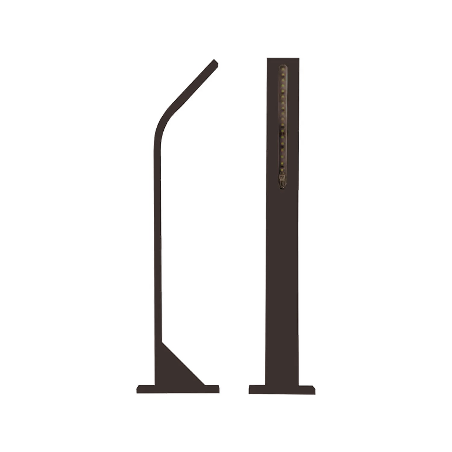 Key Automation STIK S DOWN LED-aiavalgusti, pruun