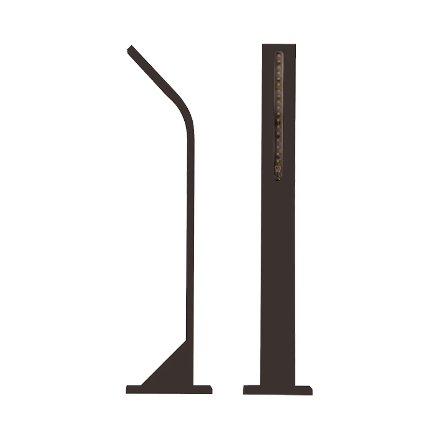 Key Automation STIK S UP LED-aiavalgusti, pruun