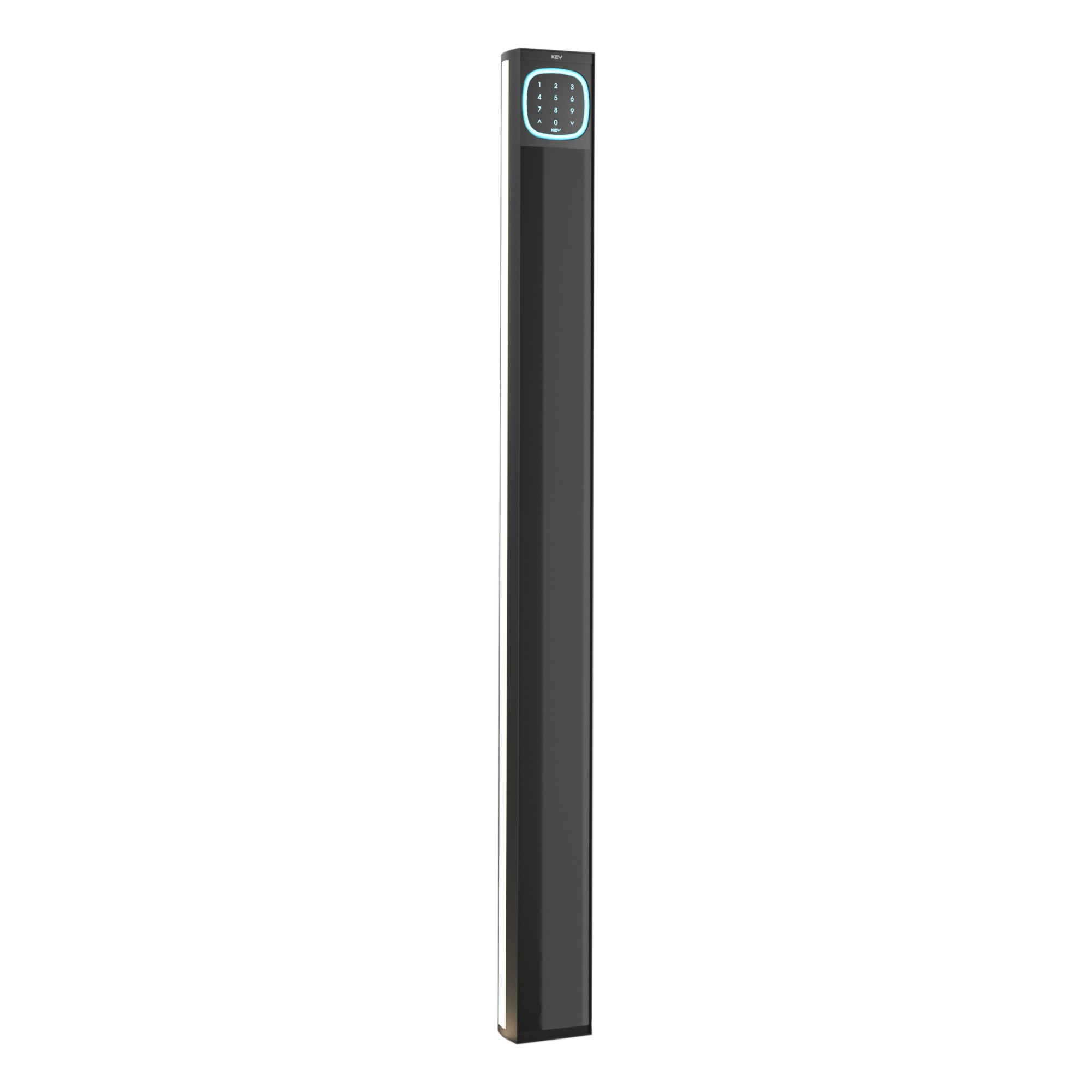 Key Automation EGO EG100LA LED-post 100 cm lisatarvikute pesaga, koodiklaviatuuriga (klaviatuur müüakse eraldi)
