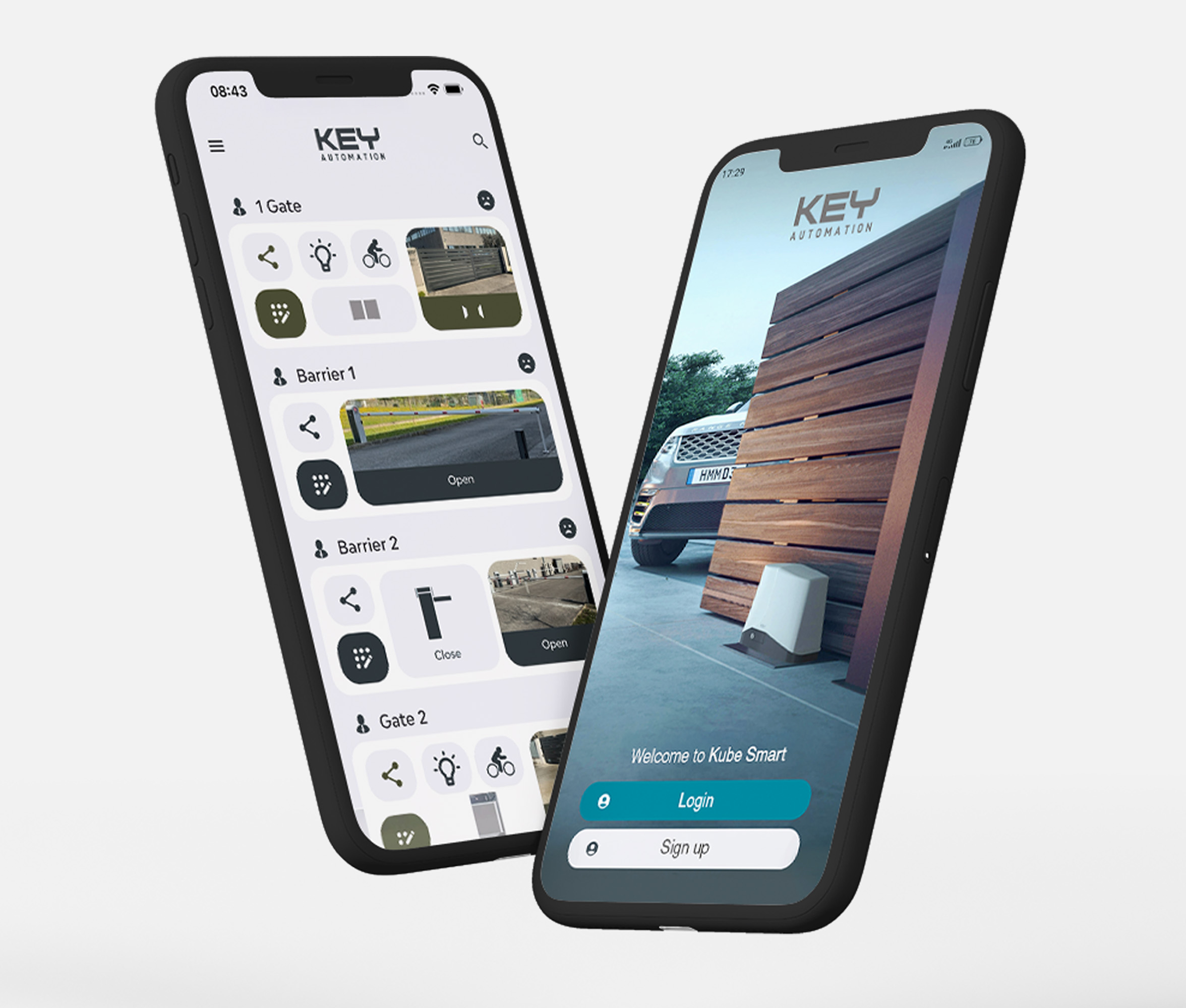 KUBE Smart rakendus nutitelefonis – Key Automationi värava juhtimine